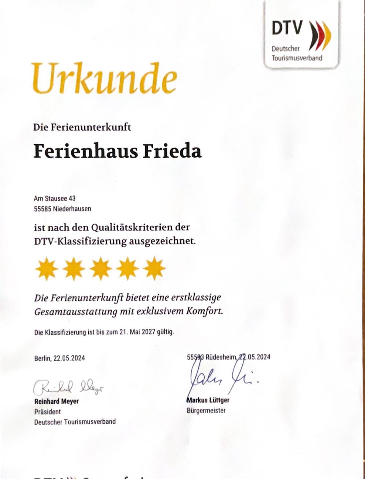 Ferienhaus Frieda Niederhausen Bagian luar foto
